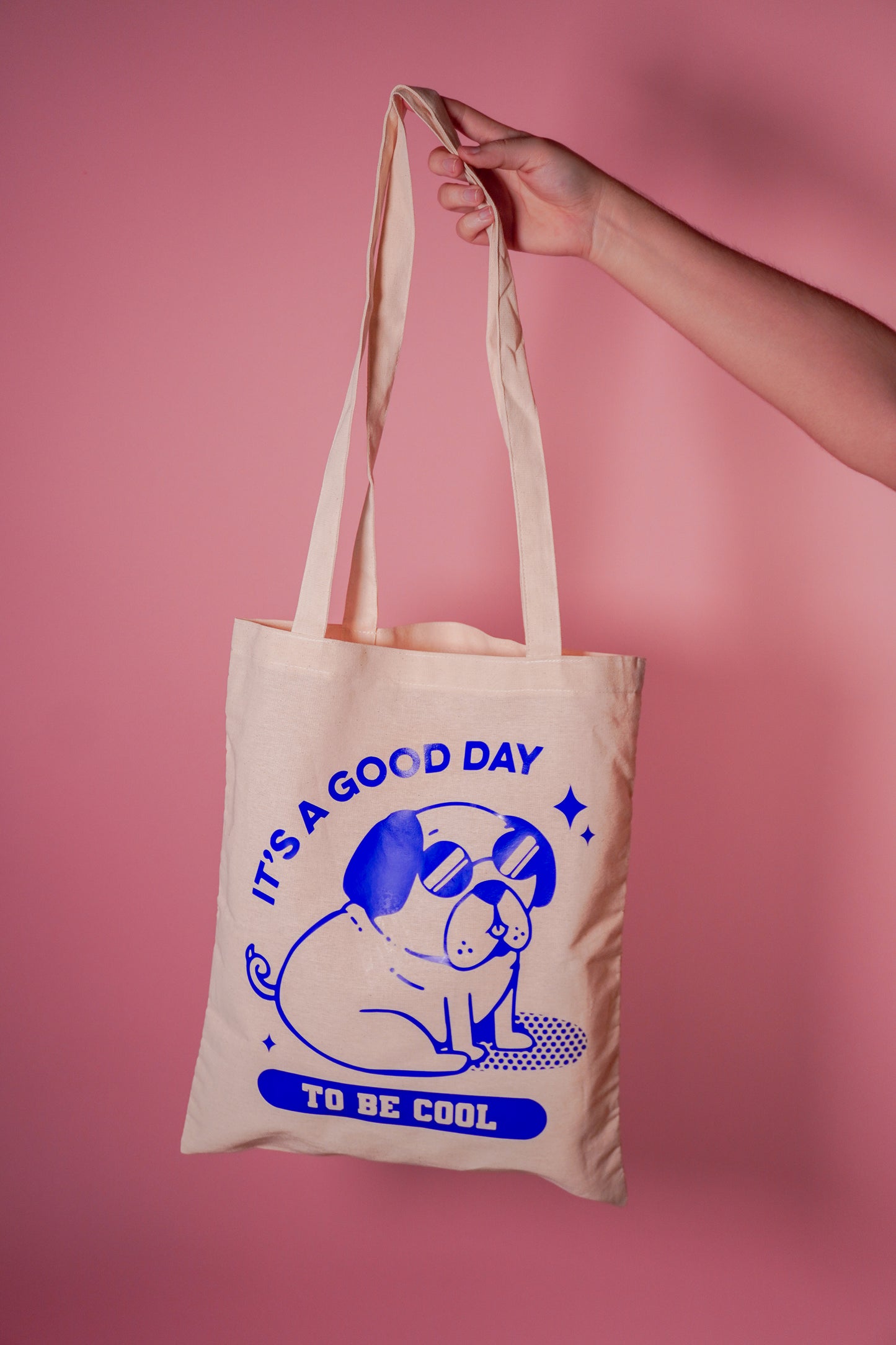 Tote bag Pug Cool