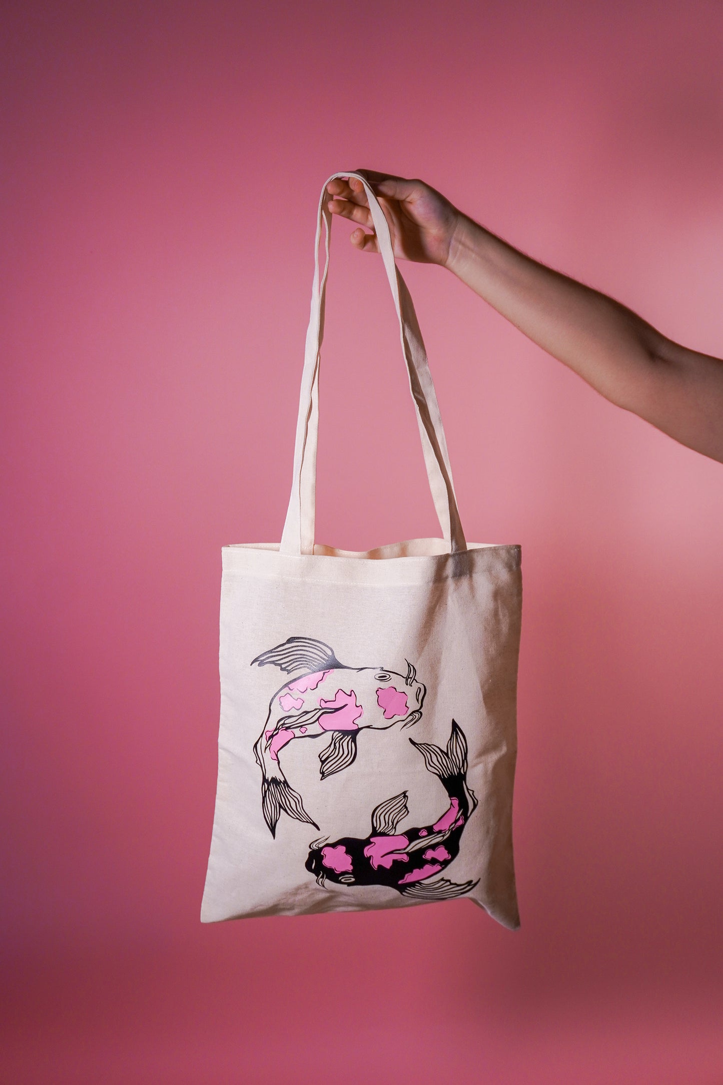 Tote bag Peces koi