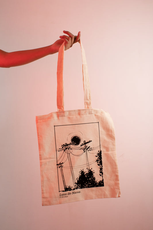 Tote bag Luna de nieve